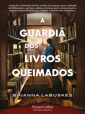 cover image of A guardiã dos livros queimados